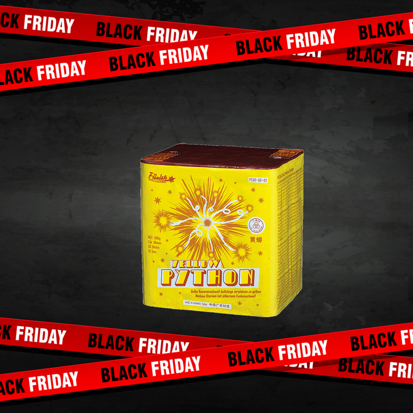 Funke Fireworks Yellow Python