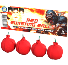 Red Bursting Balls