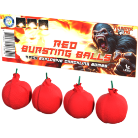 Red Bursting Balls