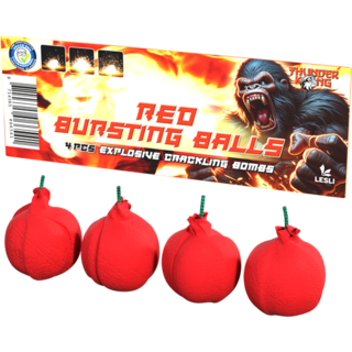 Red Bursting Balls