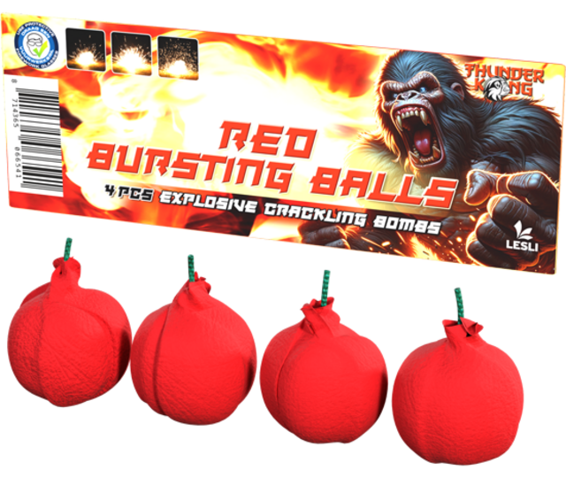Red Bursting Balls