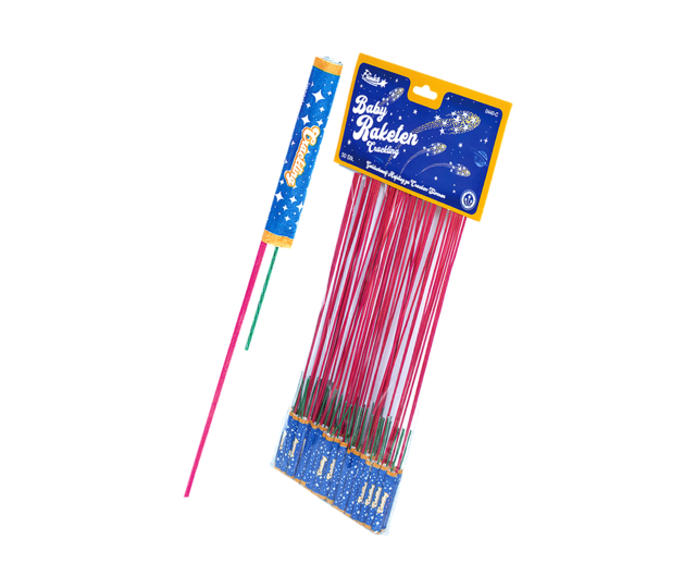Baby-Raketen Crackling 50 Stück