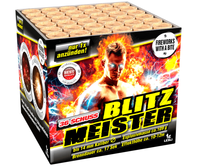 Blitzmeister 36 Schuss