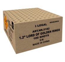1.2" Lord of Golden Rings 100 Shots