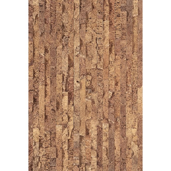 Kurk & Kurk Kurkschors cork forest back stripe  (NOG 7 TEGELS )