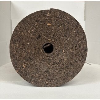 Kurk & Kurk Prikwand BLACK kurk 4mm (0,5m breed- 10 meter lang)