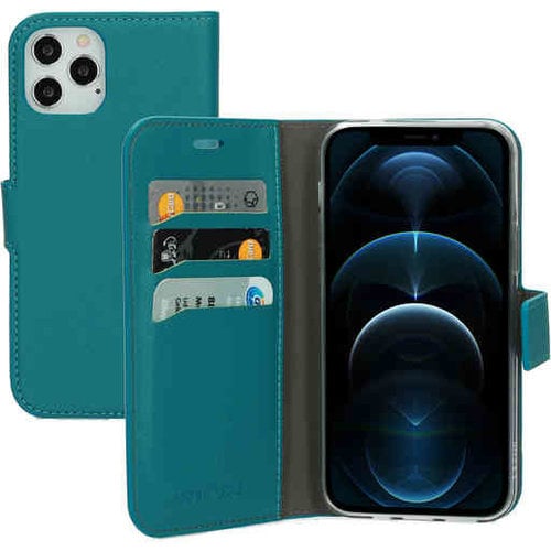 Mobiparts Saffiano Wallet Case - Apple iPhone 12/12 Pro Turquoise