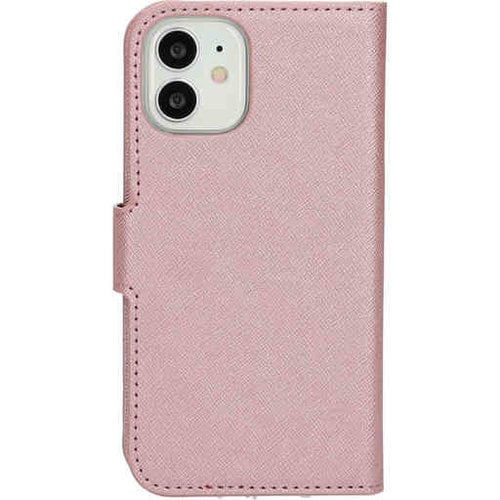 Mobiparts Saffiano Wallet Case - Apple iPhone 12 mini Pink
