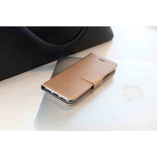 Mobiparts Saffiano Wallet Case - Apple iPhone 11 Gold