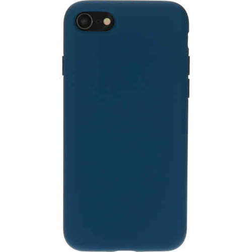Mobiparts Silicone Cover - Apple iPhone SE Blueberry Blue