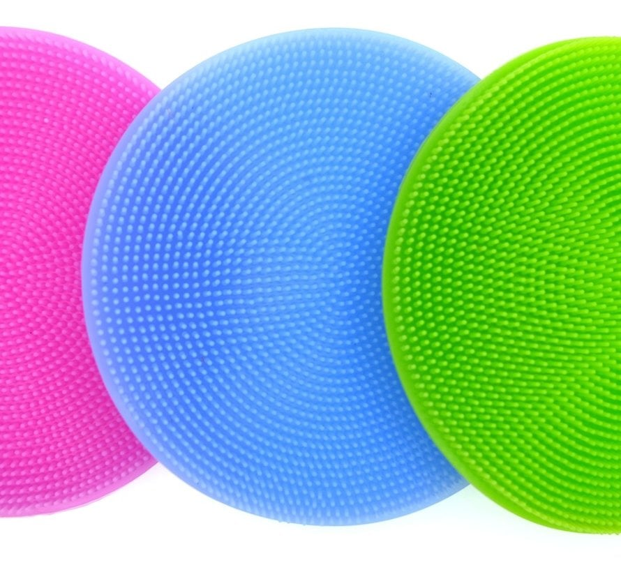 SCLEANYSPONGE disk per set van 3 mix kleur