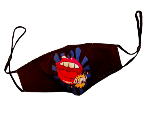 Wasbaar mondmasker - Pop Art