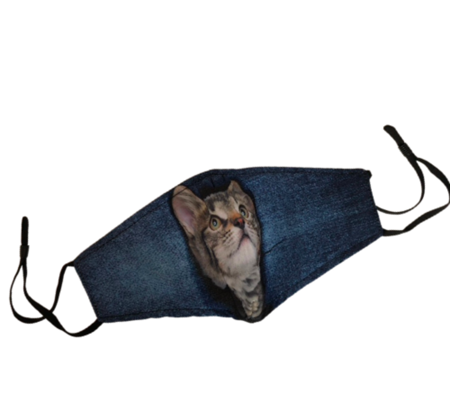 Wasbaar mondmasker - Cat lover
