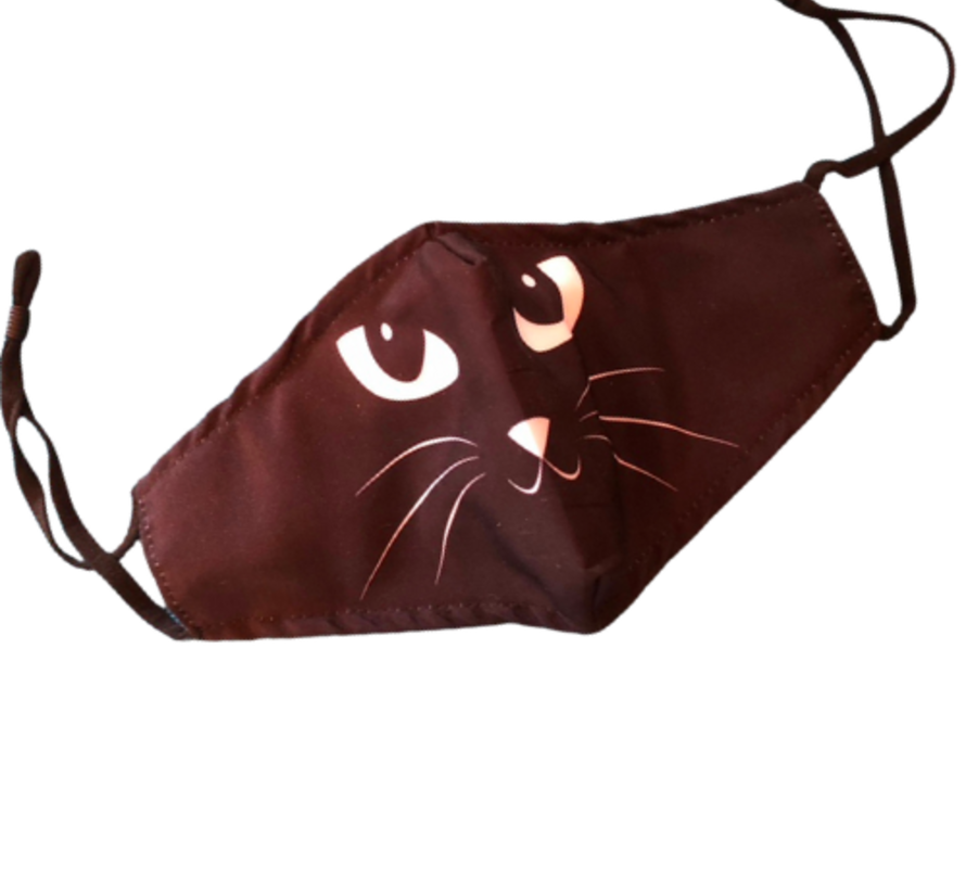Wasbaar mondmasker - Cat face