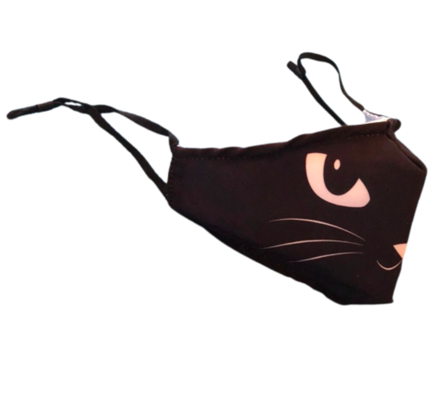 Wasbaar mondmasker - Cat face