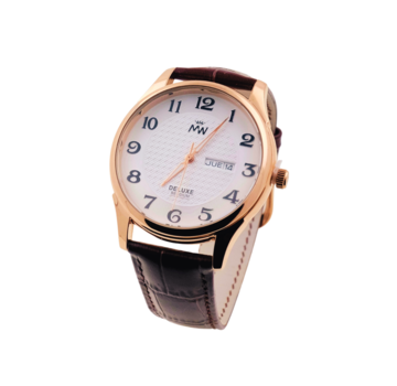 Mats-Watch horloges - Belgisch merk  Mats Watch-Aura Brown leather belt dameshorloge