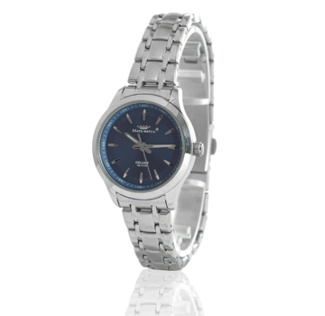 Mats-Watch horloges - Belgisch merk  Mats watch - Midnight blues -zilver-voor dames