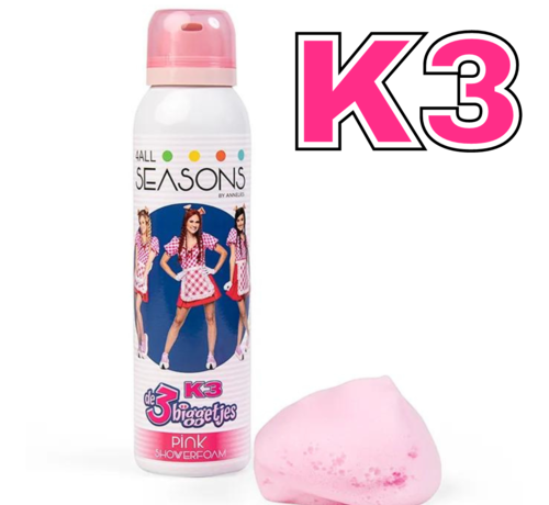 4all seasons Shower Foam K3 3 Biggetjes  150ml