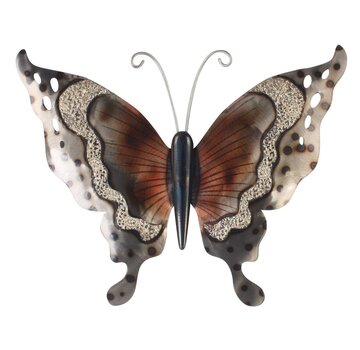  Kunst wanddecoratie  Butterfive (set van 5 vlinders) - 38x32 cm