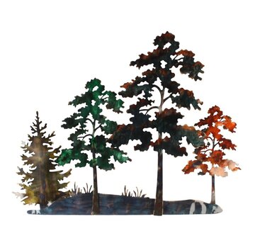  Kunst wanddecoratie  Floresta - 103x80 cm