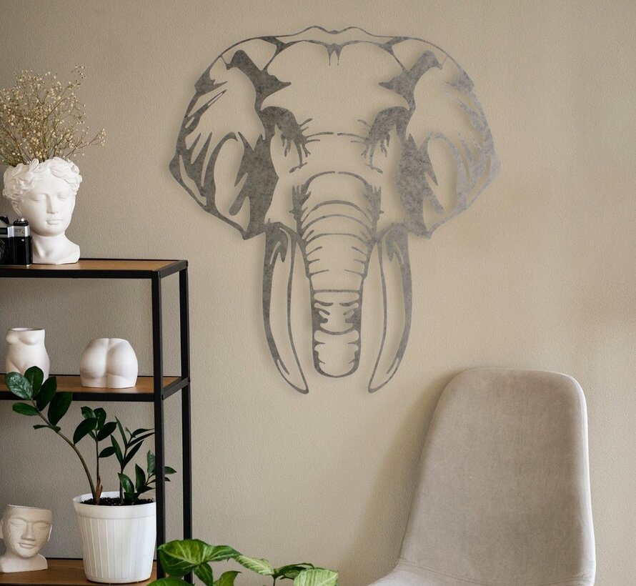 Elephant Wise - 95x107 cm