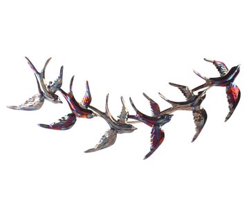 Six swallows - 104x46 cm