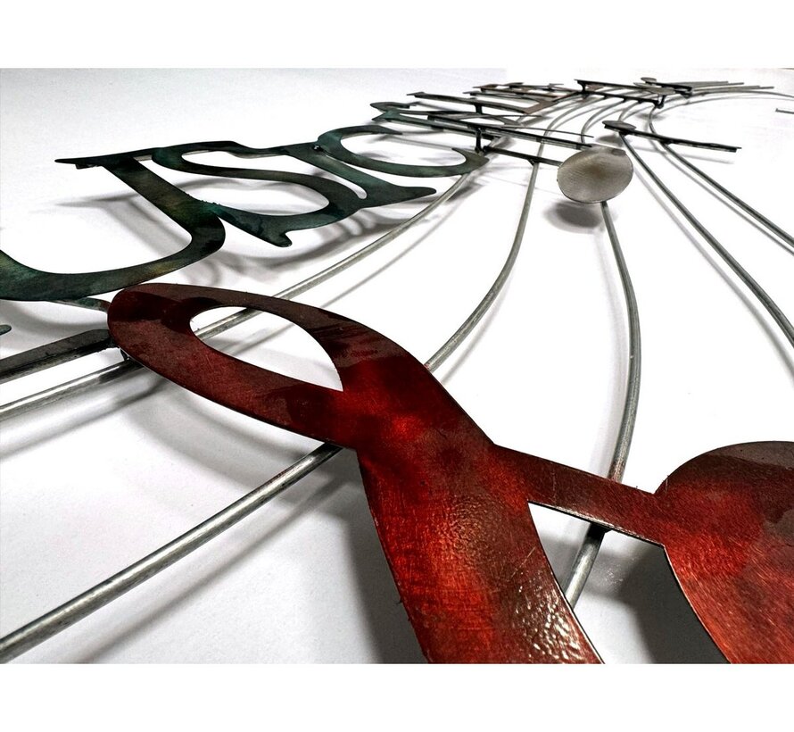 Music is Life - 130x57 cm met 3D effect