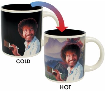 The Uneployed  Philosophers Guild UPG Mug - Bob Ross