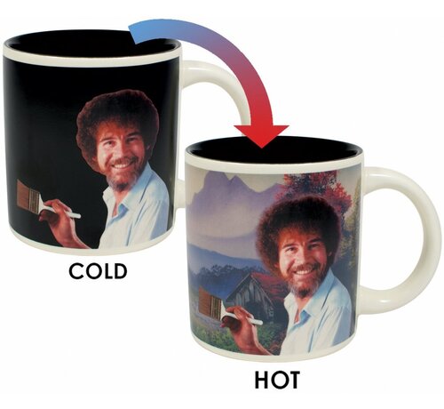 The Uneployed  Philosophers Guild UPG Mug - Bob Ross