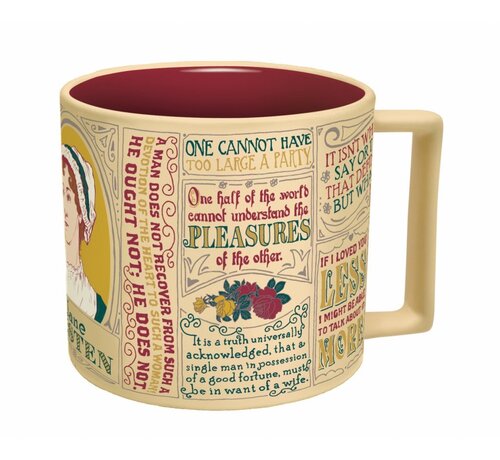 The Uneployed  Philosophers Guild UPG Mug - Jane Austen