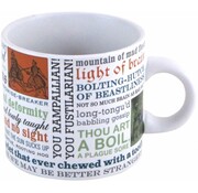 The Uneployed  Philosophers Guild UPG Mug - Insults Shakespeare