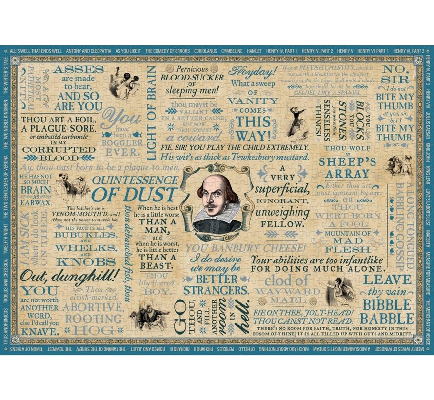 UPG Puzzle - Shakespearean Insults