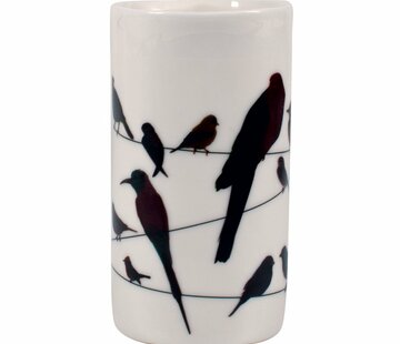 The Uneployed  Philosophers Guild UPG T-Light Holder - Birds on a Wire