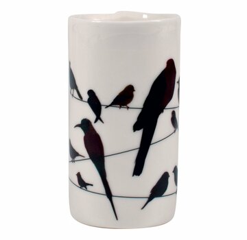 The Uneployed  Philosophers Guild UPG T-Light Holder - Birds on a Wire