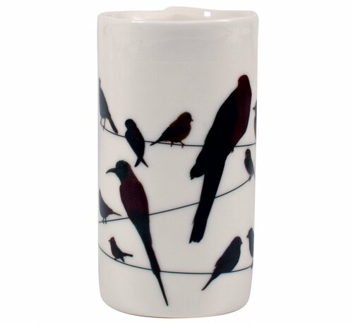 The Uneployed  Philosophers Guild UPG T-Light Holder - Birds on a Wire