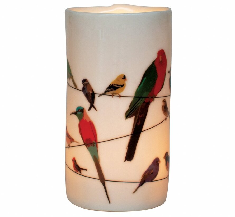 UPG T-Light Holder - Birds on a Wire