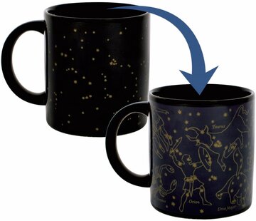The Uneployed  Philosophers Guild UPG Mug - Golden Constellations