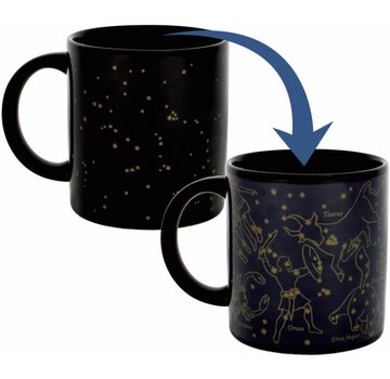 The Uneployed  Philosophers Guild UPG Mug - Golden Constellations
