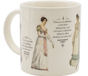 The Uneployed  Philosophers Guild UPG Mug - Jane Austen Finery