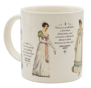 The Uneployed  Philosophers Guild UPG Mug - Jane Austen Finery