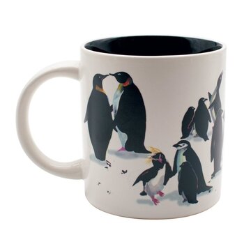 The Uneployed  Philosophers Guild UPG Mug - Penguin Party