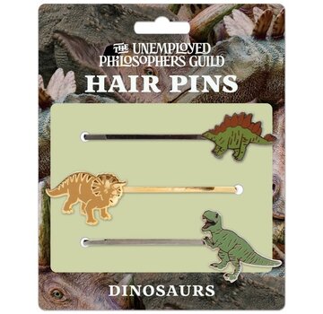 The Uneployed  Philosophers Guild UPG Hairpins - Dinosaur