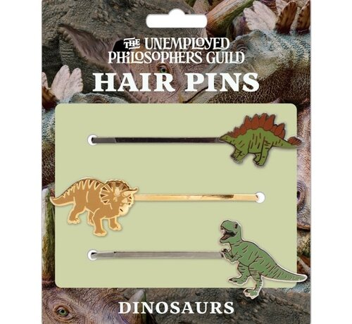 The Uneployed  Philosophers Guild UPG Hairpins - Dinosaur