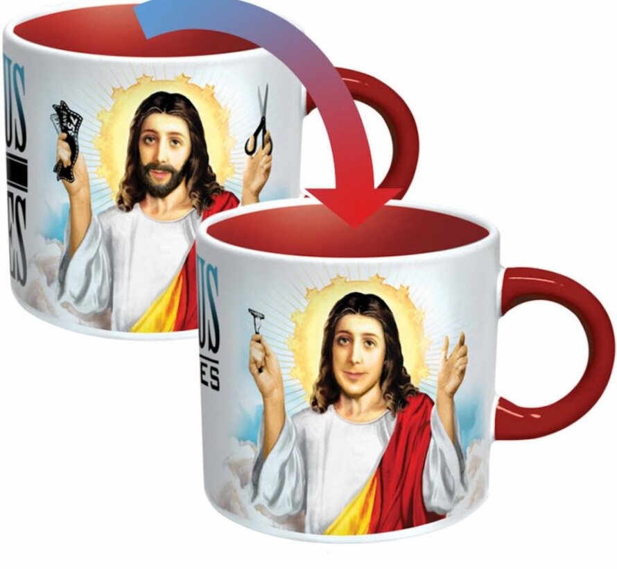 UPG mok - Jezus scheert
