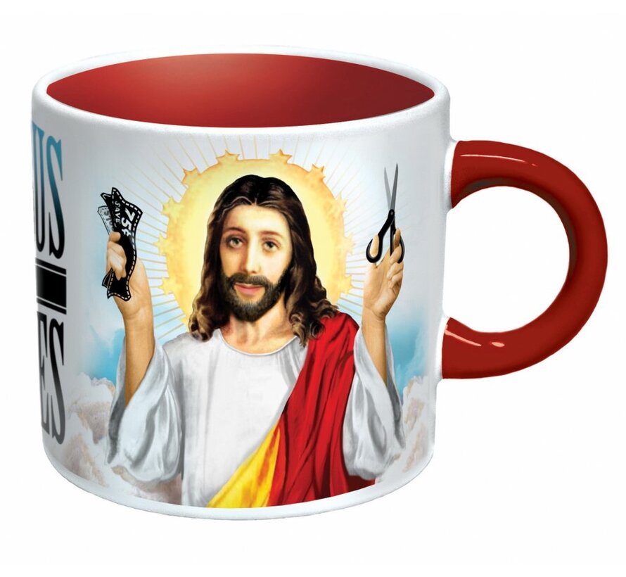 UPG mok - Jezus scheert