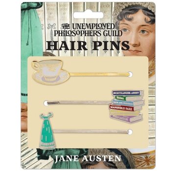The Uneployed  Philosophers Guild UPG Hairpins - Jane Austen