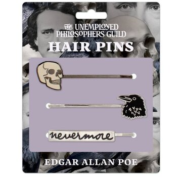 The Uneployed  Philosophers Guild UPG Hairpins - Edgar Allan Poe