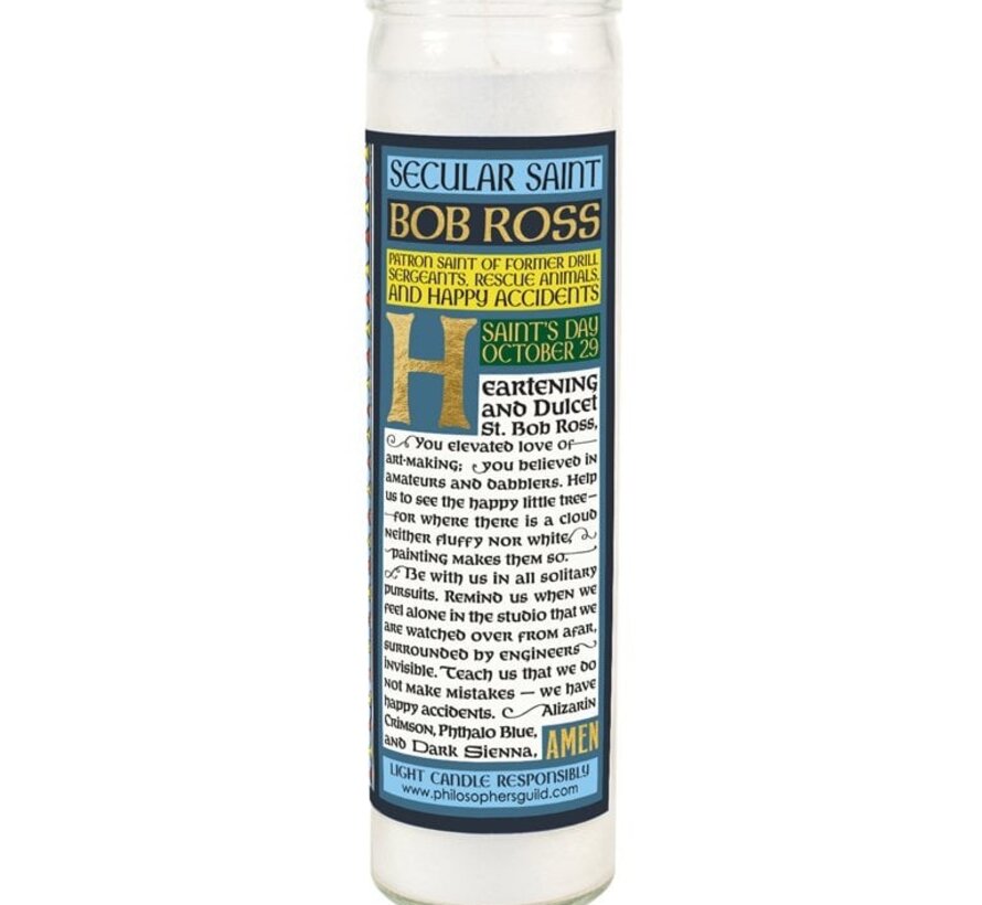 UPG Candle - Bob Ross