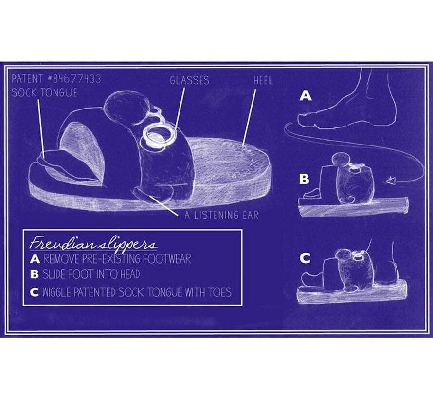 UPG Slippers - Freudiaans (groot)