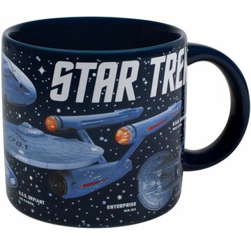 The Uneployed  Philosophers Guild UPG Mug - Star Trek 50th Anniv